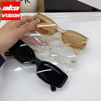 Teise NIMEGA VISIOON 2022 Ristküliku Retro Päikeseprillid Naistele Luksus Vintage Klaasid Naised/Mehed Väljakul Prillid Naiste Peegel Oculos De Sol