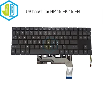 USA uus inglise Klaviatuuril taustvalgus HP OMEN 15 15-ET 15-EK TPN-Q238 TPN-Q236 15-EK000 notebook pc taustavalgustusega klaviatuur V193446CS1