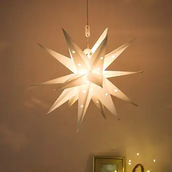 Jõulud Star Laterna Lamp Multifunktsionaalne Ilmastikukindel 18 osutas Star Led Dekoratiivne Öösel Tuled