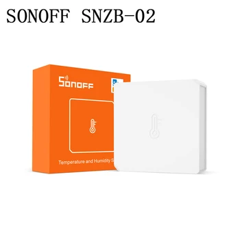 SONOFF SNZB-02 - ZigBee Temperatuuri Ja Niiskuse Andur Tööd SONOFF ZigBee Silla reaalajas Andmete kaudu Vaadata, eWeLink APP