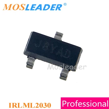 Mosleader IRLML2030 SOT23 3000PCS N-Channel 20V 30V 2.7 IRLML2030PBF IRLML2030TR IRLML2030TRPBF Valmistatud Hiinas Kõrge kvaliteediga