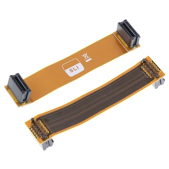 Paindlik 8cm 80mm SLI Sild, PCI-E Video Kaabel Kaardi Pesa ASUS Hulgi-hot müük