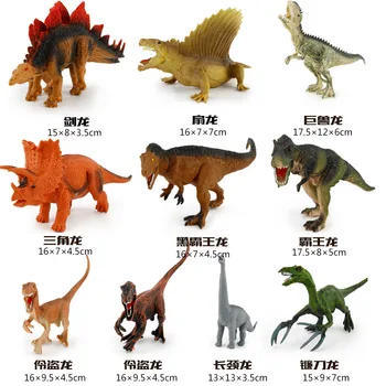 16 stiilid uus Jurassic Triceratops bioloogiliste dinosaurus mudel mänguasi Türannosaurus rex raptor nukk loomade käsitsi valmistatud mänguasjad