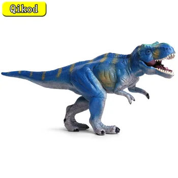 Türannosaurus Rex Dinosaurus Mudel Sinine Türannosaurus Jurassic Simulatsiooni Tahke Loomne Mudel Teenetemärgi Tegevus Arvandmed Mänguasjad, Kingitused
