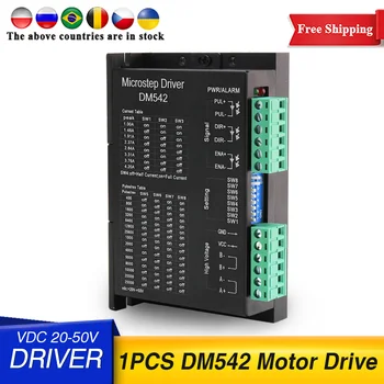 1tk microstep juhi DM542 jaoks nema23 stepper motor driver, DM542 stepper juhtide 18-48 VDC Max. 4.1 57 86 Seeria