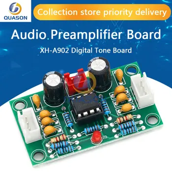 XH-A902 Audio Operatiiv-Preamplifier Juhatuse Moodul NE5532 Võimendi Esipaneeli Digitaalse Toon Juhatuse Lai Toitepinge