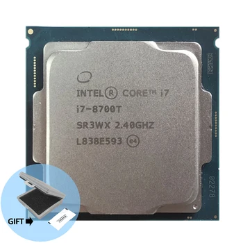 Intel Core i7-8700T i7 8700T 2.4 GHz Kuus-Core Kaksteist-Lõng CPU Protsessor 12M 35W LGA 1151
