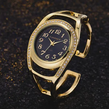 Naiste Käevõru Kellad 2022 Rhinestone Uus Stiilne Luksus Quartz Watch Kuld, Hõbe Dial Kleit Kellad montre femme
