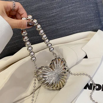 Mini Armastus Kott 2022 Fashion New Kõrge Kvaliteediga Sulamist Naiste Disainer Käekotis Tutt Keti Ühe Õla Messenger Kott