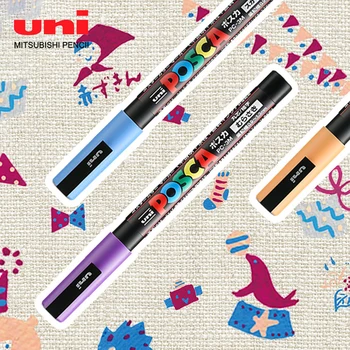 1 Tk UNI POSCA Sm-i PC-3M POP Plakat, Reklaam Värvi Pliiatsi Office Student Värvimine Anime Käsitsi Maalitud Kirjatarvete 31 Värvid