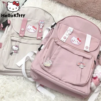 Sanrio Hello Kitty Fashion Seljakott Y2k Tüdruk Kooli Kotid Suure Mahutavusega Kotid Cute Cartoon Õlakott Naistele Harajuku Stiilis Kott