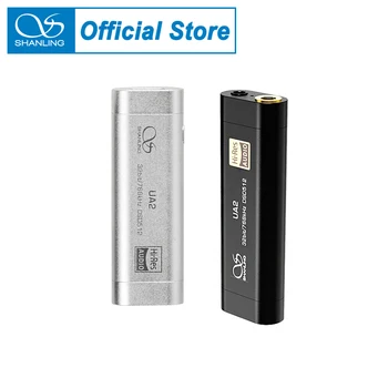 Shanling UA2 Kaasaskantav USB DAC Kaabel AMP Audio Võimendi Tüüp C 2,5/3,5 mm Väljund Ühilduvad iOS Android PCM768 DSD512