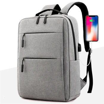 Sülearvuti Seljakott Mehed Pack Kontoris Töötavad Naised Bagpack Äri Anti Varguse Unisex Must Õhuke ja Kerge Backpacking USB-Välise Eest