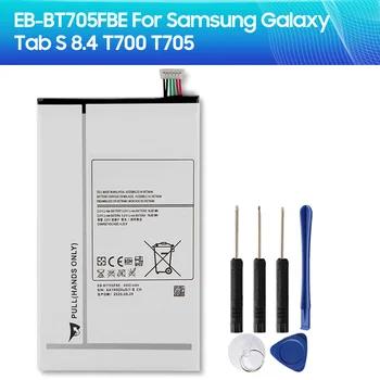 Samsung Asendamine Aku EB-BT705FBC EB-BT705FBE Samsung GALAXY Tab S 8.4 T700 T705 Tablett Aku 4900mAh