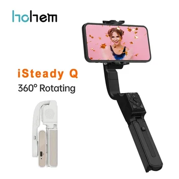 Hohem iSteady Q Nutitelefoni Stabilizer 360° Pöörlev näotuvastus Pihuarvuti-Lauaarvuti Stabilizer Selfie pulga Live Video Vlog