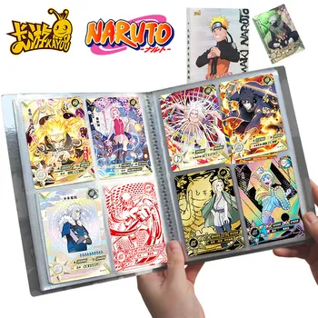80/160PCS Album Naruto Kaartide Hoidik Raamat Tähed Paber Mängud Laste Anime Iseloomu Kogumise Laps on Kingitus mängukaarti Mänguasi