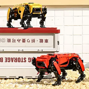 15066 Tehnilised Robot Mänguasjad APP&RC Motoriseeritud Boston Dynamics Suur Koer Mudel AlphaDog Hoone Plokid, Tellised Lapsed Kingitus