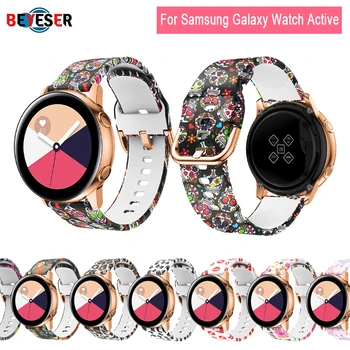 20mm Silikoon Sport Watch Band Smartwatch Rihm Samsung Galaxy 3 41mm 42mm Aktiivne Aktiivne 2 Vaata Asendamine Rihmad Vöö