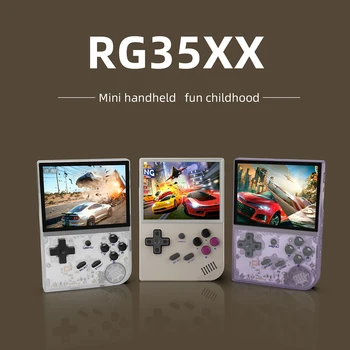 RG35XX Retro Mängude Konsooli Kaasaskantavate Video Mängu Konsool 3,5-Tolline IPS Ekraan Käepide Seoses Laste Sünnipäev, Jõulud Kingitused
