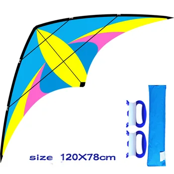 UUS Saabuvad 48 Inch Professional Dual Line Stunt Kite Koos Käepideme Ja Joon Hea Sõidavad Factory Outlet