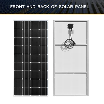 300 Watt Solar Panel Kit Täielik Off-Grid 12V/24V Aku 18 Pinge Raku 150w eest Paadi, Haagissuvila Kodu