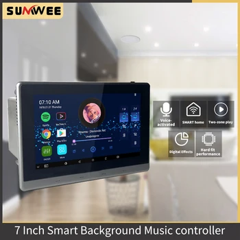 7-Tolline Metallist Raam WiFi Bluetooth-Seina Võimendi Smart Home Theater Taustamuusika Google 'I YouTube' I Audio Taasesitus