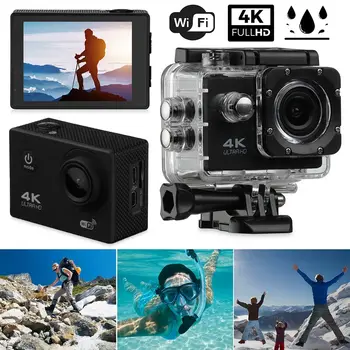 Veealuse Kaamera DV Sport Videokaamera Wide Angel Objektiivi Ultra 4K 1080P Tegevus Videokaamera, WiFi, Kaamera Spordi Kaamera
