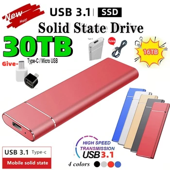 500 GB 1 TB Solid State Drive HDD Kaasaskantav Originaal Väline kõvaketas, ARVUTI Sülearvuti Säilitamise Seade, USB3.0 2TB Mobile Hard Drive