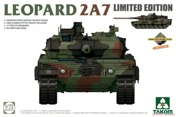 Takom 5011X 1/72 Leopard 2A7 w/Kamuflaaž Mask Leht Limited Edition mudel kit