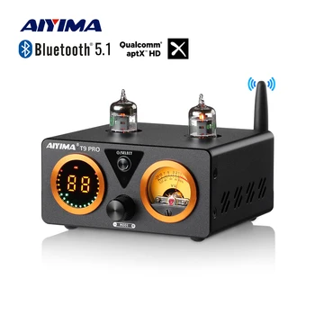 AIYIMA T9 PRO APTX HD Bluetooth Võimendi Audio 100Wx2 HiFi Stereo Võimu Amplificador USB-DAC MEELITAMA OPT VU Meeter Toru Võimendi