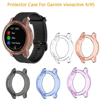 TPÜ Kaitsja Puhul Garmin Vivoactive 4 4S Ekraani Kaitsev Kaitsev Kest Vivoactive4 Vivoactive4S Smart Watchband