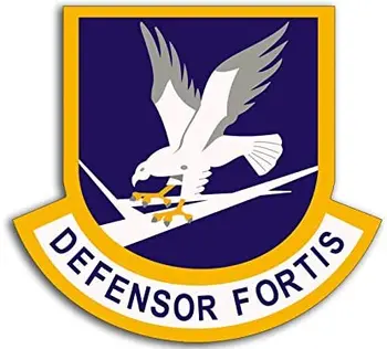 Peegeldav auto kleebis Ameerika Vinüül Air Force julgeolekujõudude Defensor Fortis Kilbi Kujuline Kleebis (USAF Logo, Sümboolika)