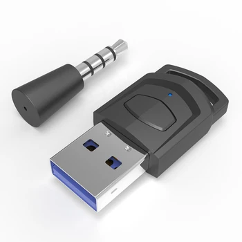 Bluetooth-ühilduva Saatja Traadita Vastuvõtja PS5 PS4 PC USB Dongle Audio Adapter Mängu Võõrustaja