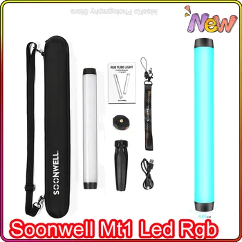 Soonwell MT1 LED RGB Soft Light Toru IP68 Veekindel Kaasaskantavate käeshoitavate Fotograafia Valgustus Kinni Android Telefoni APP Kontroll-Lamp
