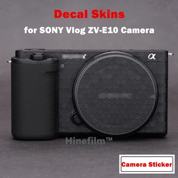 ZVE10 Kaamera Decal Nahad Matt Valge kaitsekile Sony zv e10 / ZV-E10 Kaamera Vinüül Wrap Film