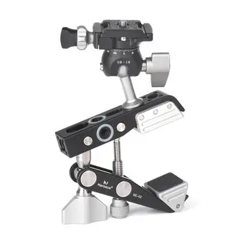 Marsace uus disain MC02 Võimas Universaalne Klamber koos BallHead Kit for Canon, Nikon, Sony, Fuji DSLR Kaamera Arca-Swiss RRS