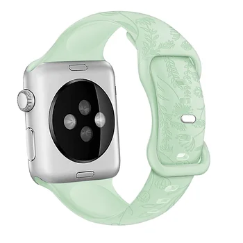 Mood Slim Silikoon Watch Band Apple Vaata Sarja 7 6 5 4 SE 3 Luksus Randmepaela jaoks iWatch 38 40 42 44 41 45mm