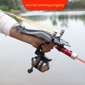 Uuendatud Jahindus Slingshot Võimas Ragulka Jahindus Kalapüük Slingshot Ragulka Grip varjatud Pildistamiseks Kala