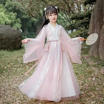 Sügisel ja talvel tüdruku hanfu super haldjas Hiina stiilis Tang sobiks seelik tüdruk vana kostüüm