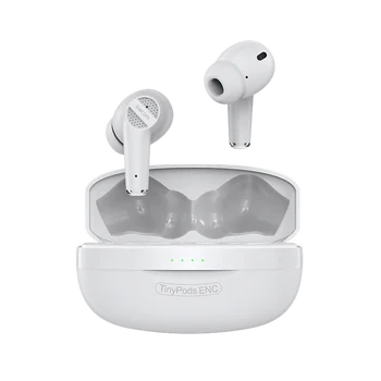 DACOM TinyPods ENC Müra Tühistamises Kõrvaklapid TWS Bluetooth-5.0 Earbuds Bass Tõsi, Traadita Stereo Kõrvaklapid AAC Tüüp-C