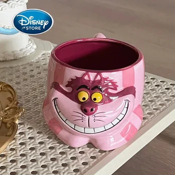 Disney Alice in Wonderland Cheshire Cat Cartoon Movie Rolli 3D Teenetemärgi Keraamiline Kruus Kohvi Piima Kruus Sünnipäeva Kingitus Tüdrukud