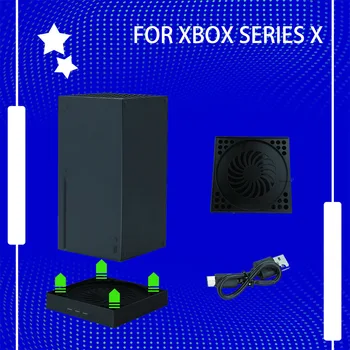 Jahutusventilaator Seista Xbox Seeria X X X X 3 jahutusventilaatorid + 3 USB-Port Hub Vertikaalne Jahutus Alus/Dock Xbox Üks X Mängukonsool