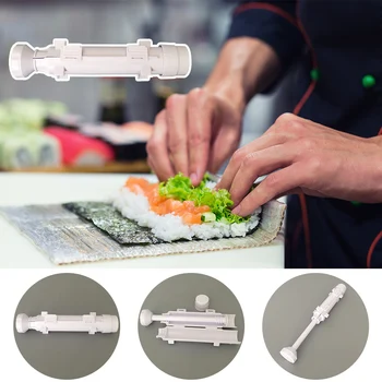 Kaasaskantav Jaapani Köök Sushi Sushi Tegija Bazooka Rull DIY Riisi Palli Hallituse Majapidamises Köök, Aidates Decor