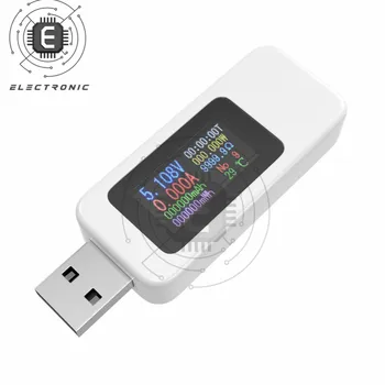 Power Bank Laadija Indikaator 4-30V USB-Värviline Ekraan, Digitaalne Ekraan Pinge Praegune Laadija Detektor