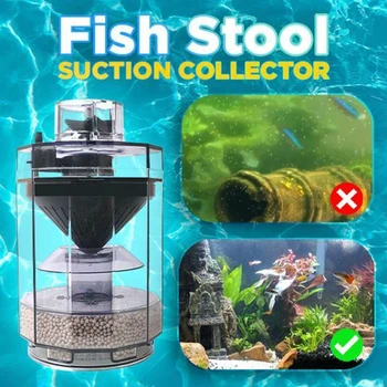 Kalad Kaka Koguja Kala Tank Jäätmete Koguja Automaatne Aquarium Filter Cleaning Tool ABS 