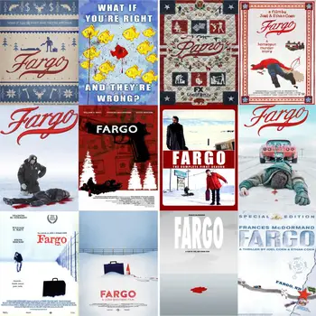 Fargo Filmi Plakatid Seina Kleebised Valge Katmata Paber Prindib HD Pilte Kodu Kaunistamiseks Elutuba, Magamistuba Baar