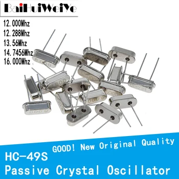 10TK/PALJU HC-49S Quartz Crystal Resonaatori Passiivne Ostsillaator HC 49S 12.000 Mhz 12.288 Mhz 13.56 Mhz 14.7456 Mhz 16.000 Mhz