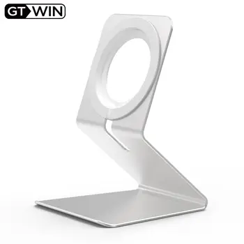 GTWIN Magnet Juhtmeta Laadija Alumiinium Desktop Stand Kiire Tasuta Bracket For iPhone 13 12 11 Pro Max iPad Õhu Mini 6