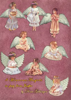 8pcs angel baby Kleebised Käsitöö Ja Scrapbooking kleebised lapsed mänguasjad raamat Dekoratiivne kleebis DIY Kirjatarvete
