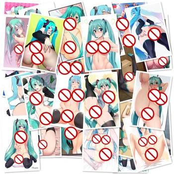 Anime Hentai Sexy Waifu Hatsune Miku Plakat, Kleepsud Rula Kitarri Kohver Sülearvuti Jalgratta Kleebised Graffiti Kleebis Mänguasjad